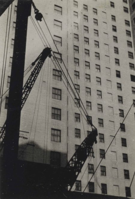Untitled (Architectural Study with Cranes and Cables)-1929 Untitled (Architectural Study with Cranes and Cables)-1929