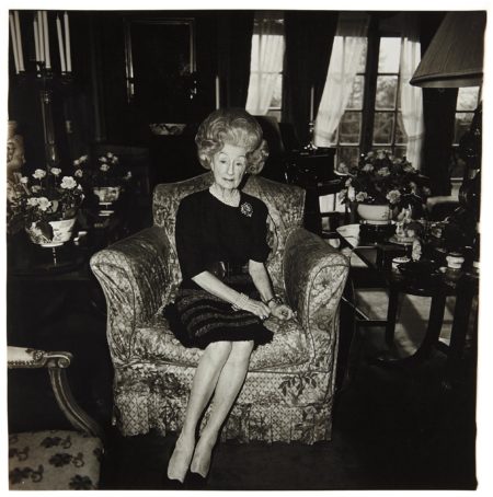 Mrs. T. Charlton Henry On A Floral Easy Chair, Philadelphia, Pa.-1965 Mrs. T. Charlton Henry On A Floral Easy Chair, Philadelphia, Pa.-1965