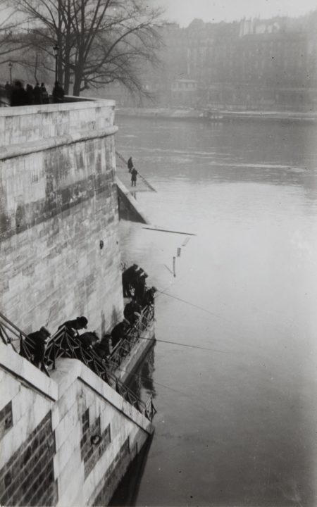 Fishermen Behind Notre Dame, Paris-1925 Fishermen Behind Notre Dame, Paris-1925
