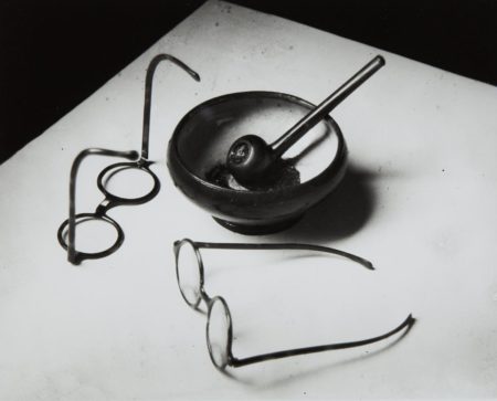 Mondrian's Glasses And Pipe, Paris-1926 Mondrian's Glasses And Pipe, Paris-1926