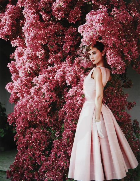 Audrey Hepburn With Flowers II, Rome-1955 Audrey Hepburn With Flowers II, Rome-1955