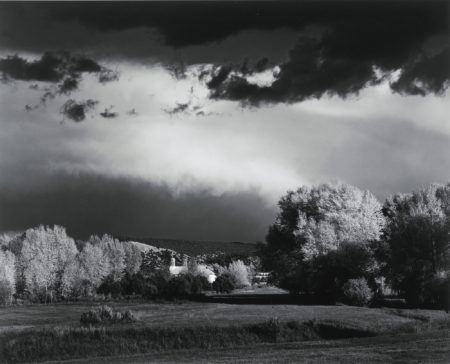 Autumn Storm Near Las Trampas New Mexico-1958 Autumn Storm Near Las Trampas New Mexico-1958