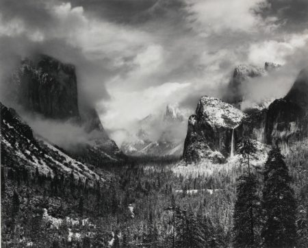 Winter Storm Yosemite Valley-1944 Winter Storm Yosemite Valley-1944
