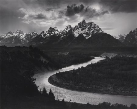 Teton Range Snake River-1942 Teton Range Snake River-1942