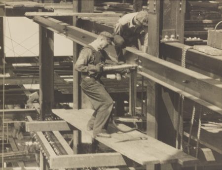 Riveter On Empire State Building-1930 Riveter On Empire State Building-1930