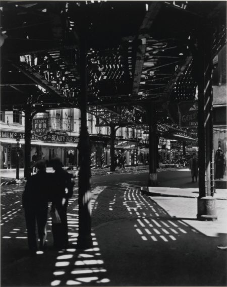 Selected Images From The Retrospective Portfolio (comprising 'El, 2nd and 3rd Avenue Lines'; 'Newsstand, 32nd Street and Third Avenue'; 'Bread Store, 259 Bleecker Street'; and 'American Shops, New Jersey')-1954 Selected Images From The Retrospective Portfolio (comprising 'El, 2nd and 3rd Avenue Lines'; 'Newsstand, 32nd Street and Third Avenue'; 'Bread Store, 259 Bleecker Street'; and 'American Shops, New Jersey')-1954