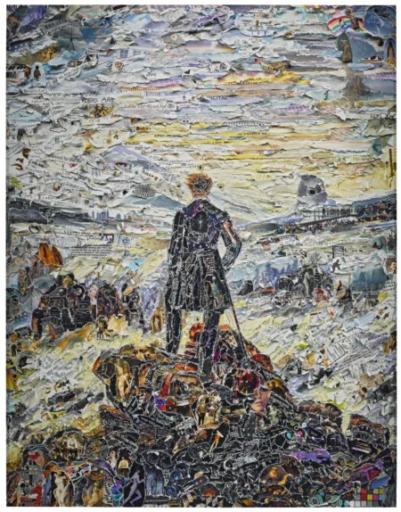 Wanderer Above The Sea Of Media After Caspar David Friedrich (Pictures Of Magazines 2)-2011 Wanderer Above The Sea Of Media After Caspar David Friedrich (Pictures Of Magazines 2)-2011