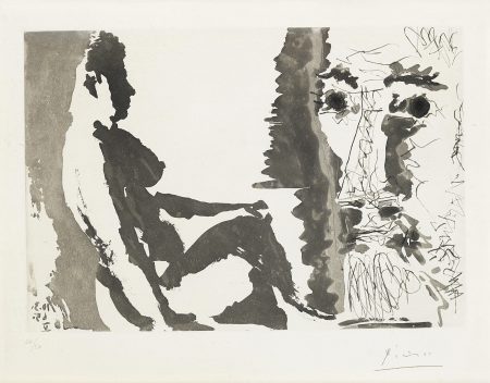 Peintre et Modéle (B. 1213; Ba. 1195)-1965 Peintre et Modéle (B. 1213; Ba. 1195)-1965