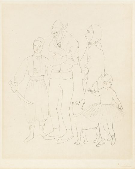 After Pablo Picasso - Famille des Saltimbanques, c. 1950-1950 After Pablo Picasso - Famille des Saltimbanques, c. 1950-1950
