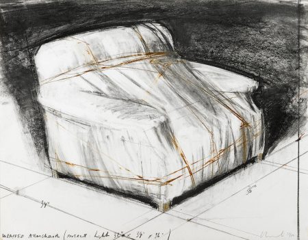 Wrapped Armchair, Project (S. & K. 88)-1977 Wrapped Armchair, Project (S. & K. 88)-1977