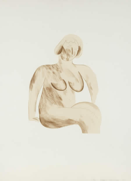 Picture of a simple framed traditional nude drawing, pl. 5 from A Hollywood Collection (S.A.C. 45)-1965 Picture of a simple framed traditional nude drawing, pl. 5 from A Hollywood Collection (S.A.C. 45)-1965