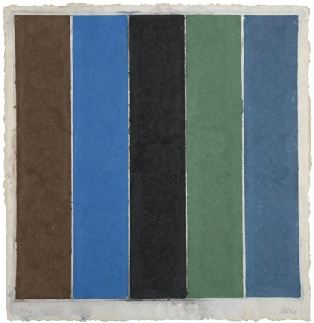 Colored Paper Image XIX (Brown/Blue/Black/Green/Violet)-1976 Colored Paper Image XIX (Brown/Blue/Black/Green/Violet)-1976
