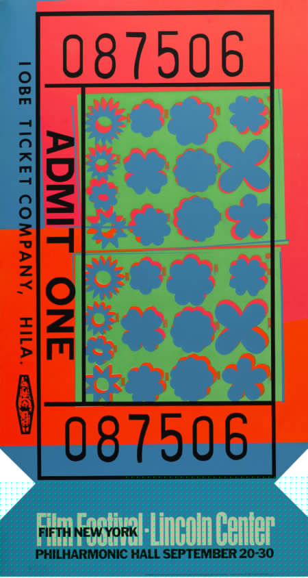 Lincoln Center Ticket (F./S. II.19)-1967 Lincoln Center Ticket (F./S. II.19)-1967