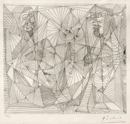 Deux Figures (B. 309; Ba. 645)-1938 Deux Figures (B. 309; Ba. 645)-1938