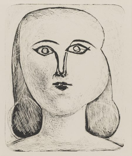 Tete De Jeune Fille (B. 393; M. 9)-1946 Tete De Jeune Fille (B. 393; M. 9)-1946