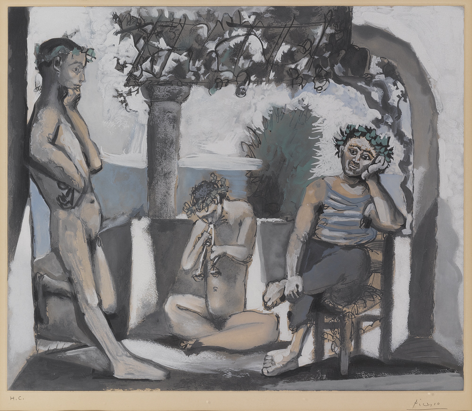 After Pablo Picasso - Bacchanale-1955 After Pablo Picasso - Bacchanale-1955