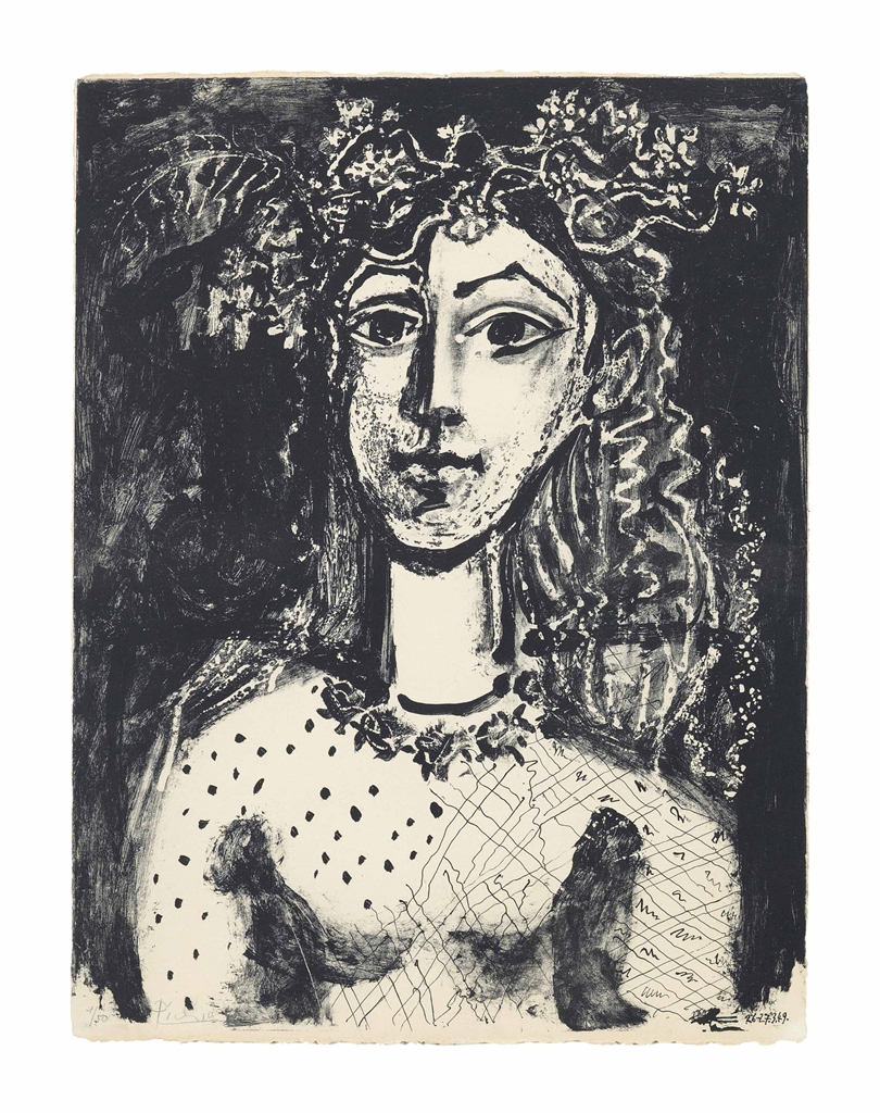 Jeune fille inspiree par Cranach-1949 Jeune fille inspiree par Cranach-1949
