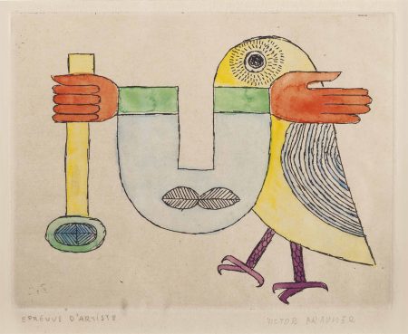 L'Oiseau innome, from Gherasim Luca Ce Chateau pressenti-1958 L'Oiseau innome, from Gherasim Luca Ce Chateau pressenti-1958
