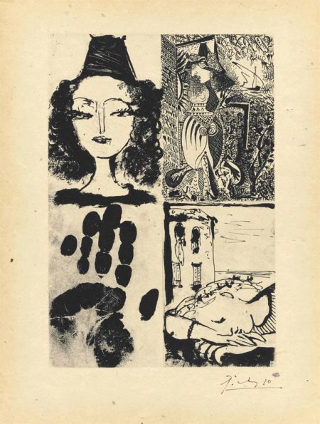 Quatre sujets pour La barre d'appui-1936 Quatre sujets pour La barre d'appui-1936