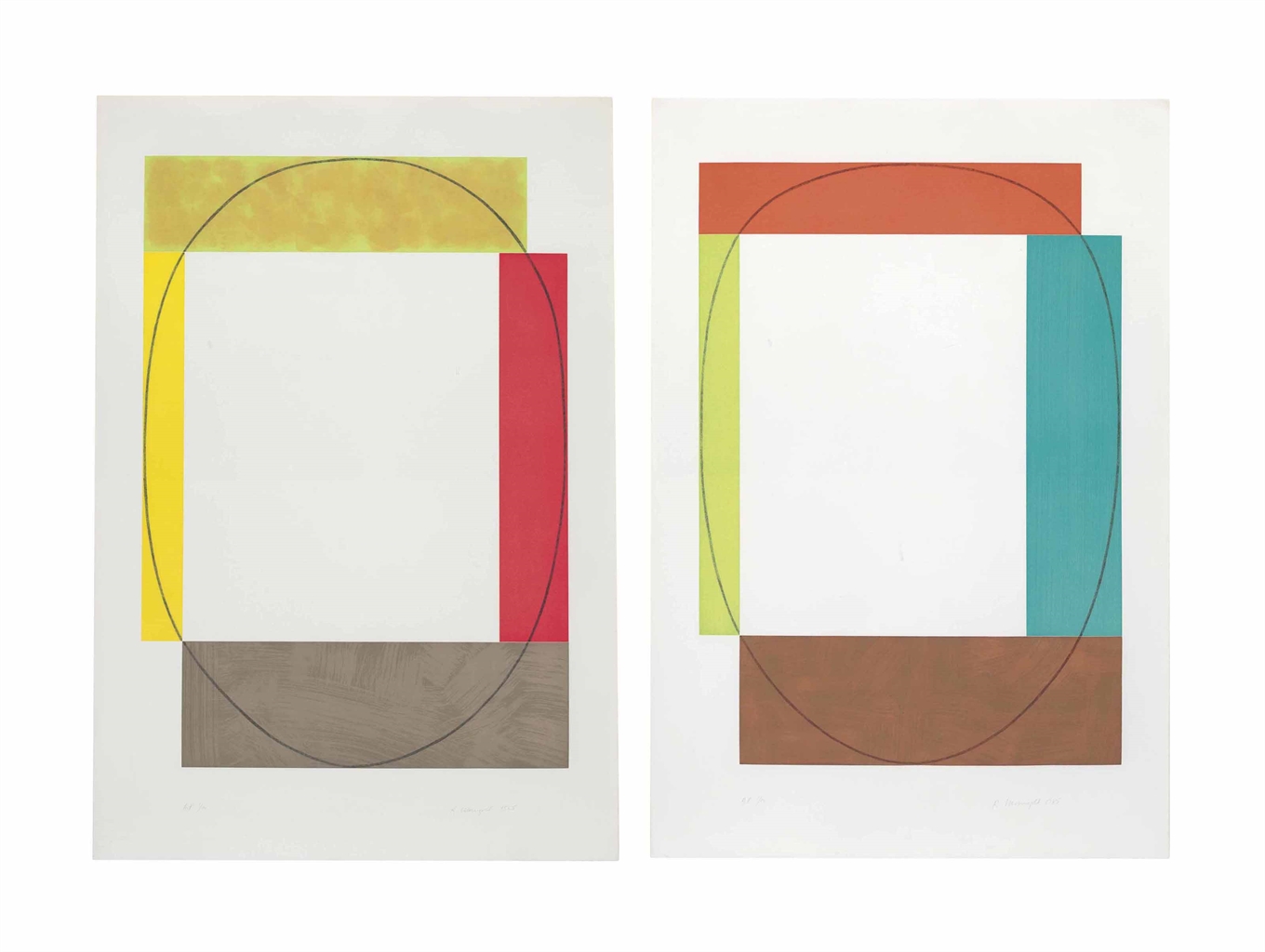 Two Aquatints (Frames)-1985 Two Aquatints (Frames)-1985