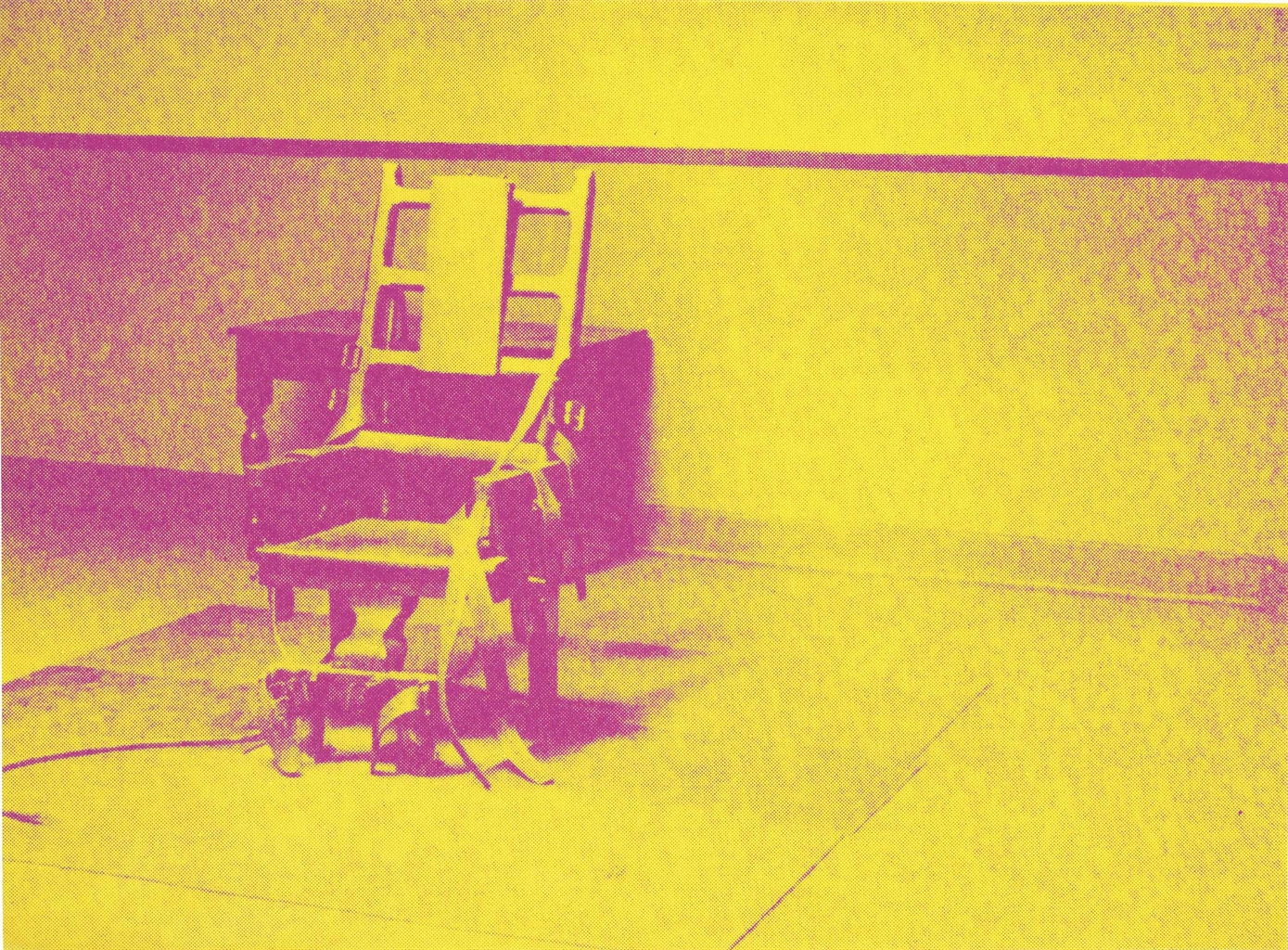 Electric Chair: one plate-1971 Electric Chair: one plate-1971