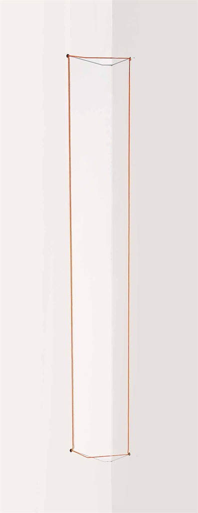 Orange Day-glo Corner Piece-1968 Orange Day-glo Corner Piece-1968