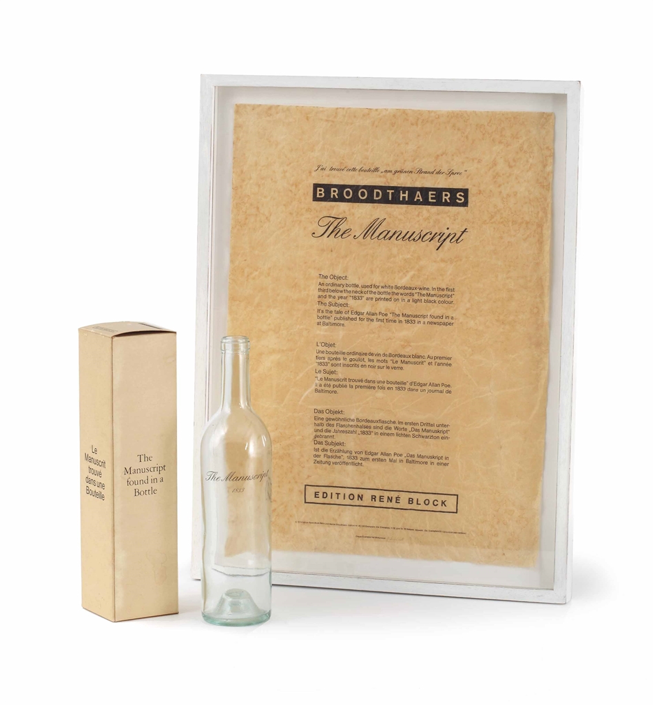 Le Manuscrit trouve dans une Bouteille (Manuscript Found in a Bottle)-1974 Le Manuscrit trouve dans une Bouteille (Manuscript Found in a Bottle)-1974