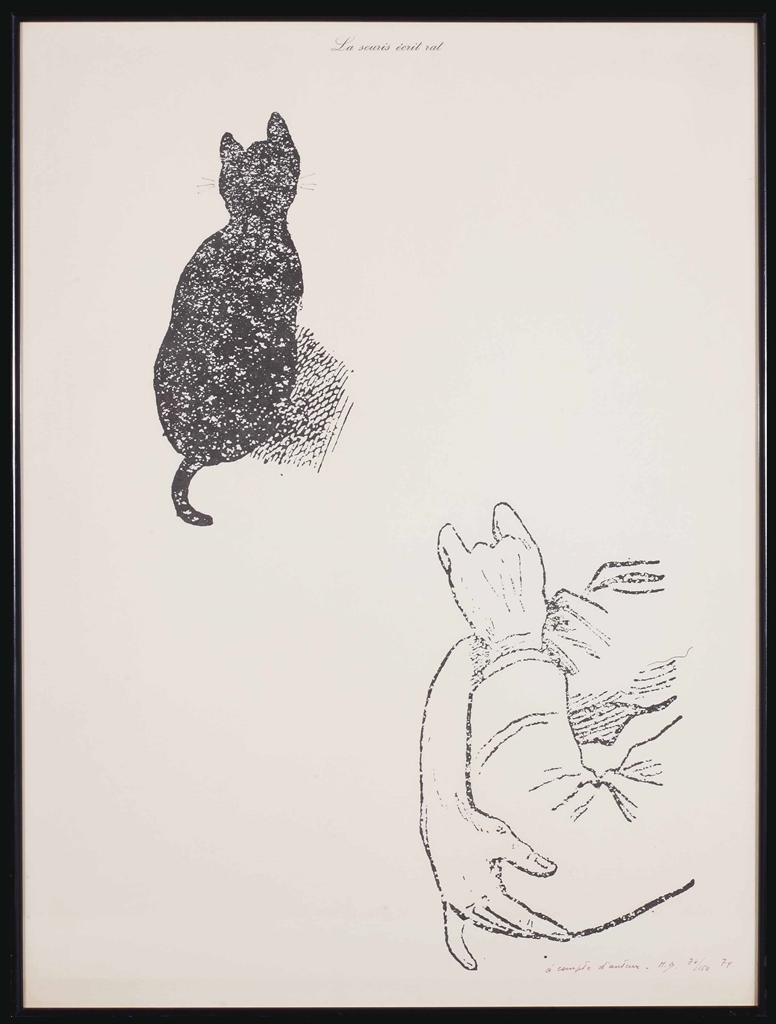 La Souris ecrit rat (A compte d'auteur) (The Mouse Writes Rat (At the Author's Expense))-1974 La Souris ecrit rat (A compte d'auteur) (The Mouse Writes Rat (At the Author's Expense))-1974