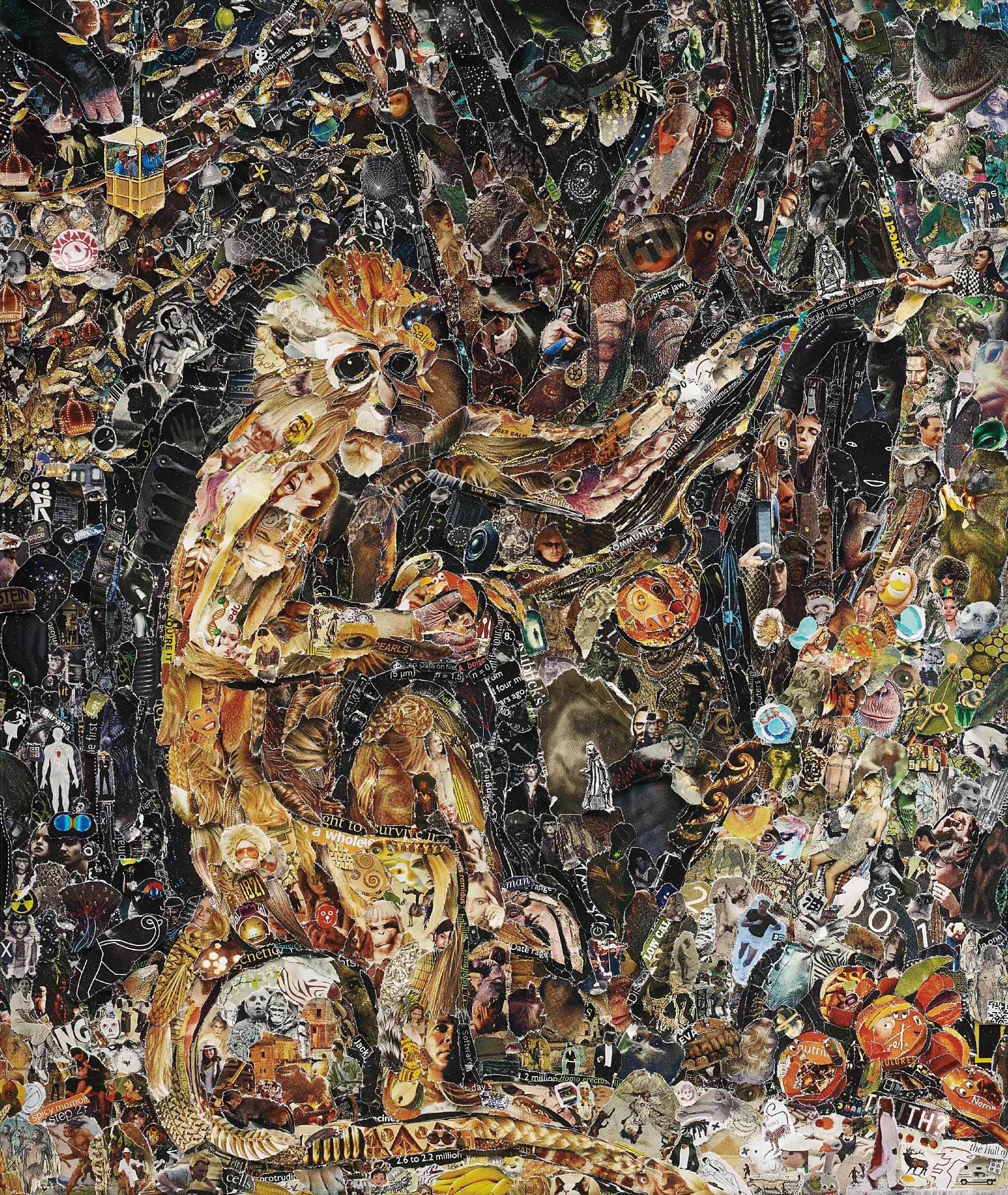 Green Monkey, After George Stubbs From Pictures Of Magazines 2-2011 Green Monkey, After George Stubbs From Pictures Of Magazines 2-2011