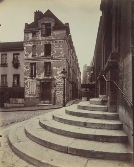 Coin, Rue de la Montagne Sainte Genevieve, Paris-1923 Coin, Rue de la Montagne Sainte Genevieve, Paris-1923