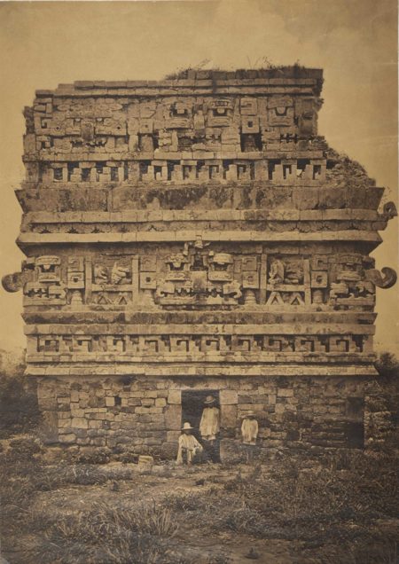 Chichen Itza, Casa de Monjas, vue de l'ouest, Mexique-1889 Chichen Itza, Casa de Monjas, vue de l'ouest, Mexique-1889