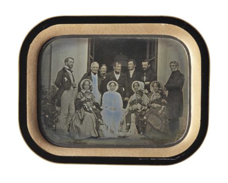 Autoportrait avec la famille Delessert-1850 Autoportrait avec la famille Delessert-1850