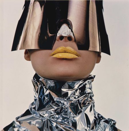 Woman with Sun Block, New York-1966 Woman with Sun Block, New York-1966
