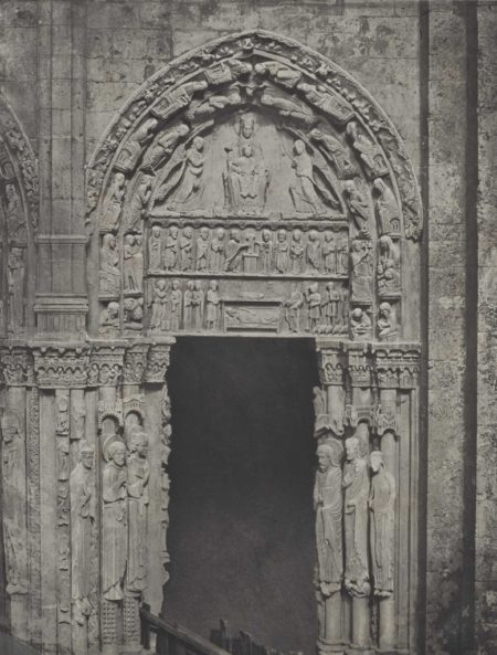 Cathedrale de Chartres. Cote occidental. Porte laterale de droite-1857 Cathedrale de Chartres. Cote occidental. Porte laterale de droite-1857