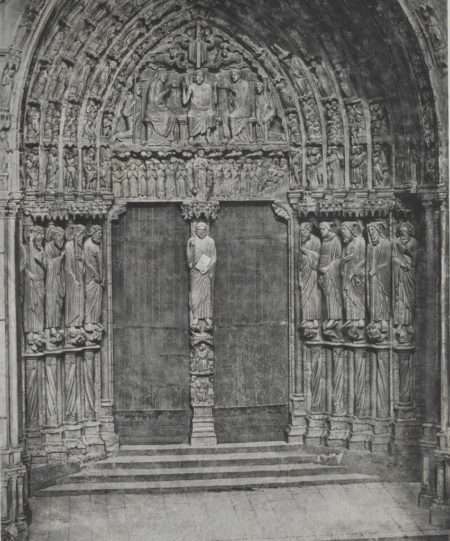 Cathedrale de Chartres. Porche meridional. Porte Centrale-1857 Cathedrale de Chartres. Porche meridional. Porte Centrale-1857
