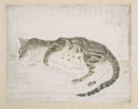 Cat with Spotty Belly, from Les Chats (Buisson 29.200.2)-1930 Cat with Spotty Belly, from Les Chats (Buisson 29.200.2)-1930