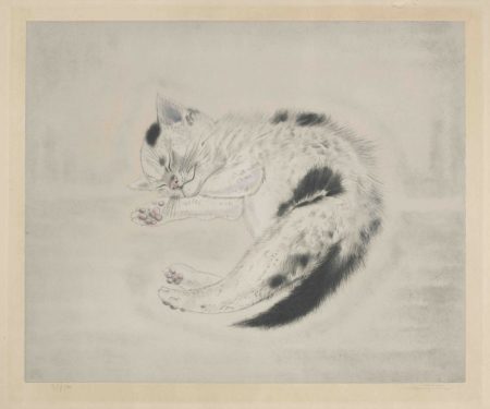 Sleeping Cat, from Les Chats (Buisson 29.200.10)-1930 Sleeping Cat, from Les Chats (Buisson 29.200.10)-1930