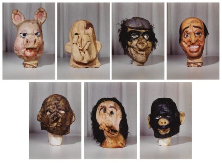 Masks (Small) From The Propo Series (Portfolio Of 7)-1994 Masks (Small) From The Propo Series (Portfolio Of 7)-1994