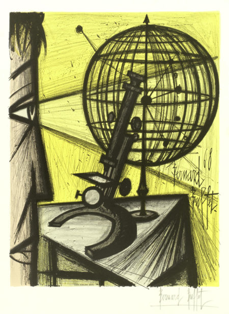 After Bernard Buffet - Le Microscope (Sorlier 316)-1969 After Bernard Buffet - Le Microscope (Sorlier 316)-1969