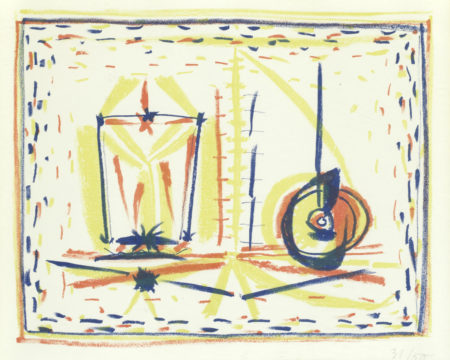 Compostion au verre et a la pomme (Composition with Glass and Apple)-1946 Compostion au verre et a la pomme (Composition with Glass and Apple)-1946