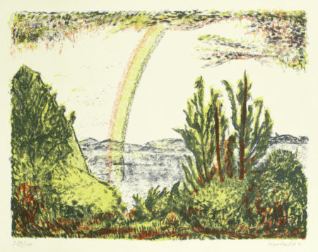 Landschaft mit Regenbogen (Dube 378)-1964 Landschaft mit Regenbogen (Dube 378)-1964