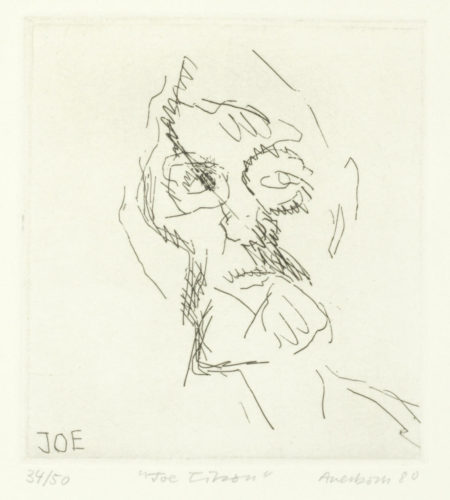 Joe Tilson, from 'Six Etchings of Heads' (Marlborough Graphics 9)-1980 Joe Tilson, from 'Six Etchings of Heads' (Marlborough Graphics 9)-1980