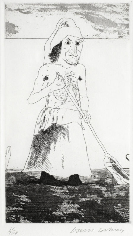 The Enchantress in Her Garden, from 'Illustrations for Six Fairy Tales from the Brothers Grimm' (MCA Tokyo 79; Scottish Art Council 82)-1969 The Enchantress in Her Garden, from 'Illustrations for Six Fairy Tales from the Brothers Grimm' (MCA Tokyo 79; Scottish Art Council 82)-1969