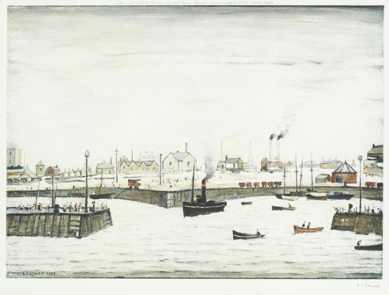 Harbour Scene-1972 Harbour Scene-1972