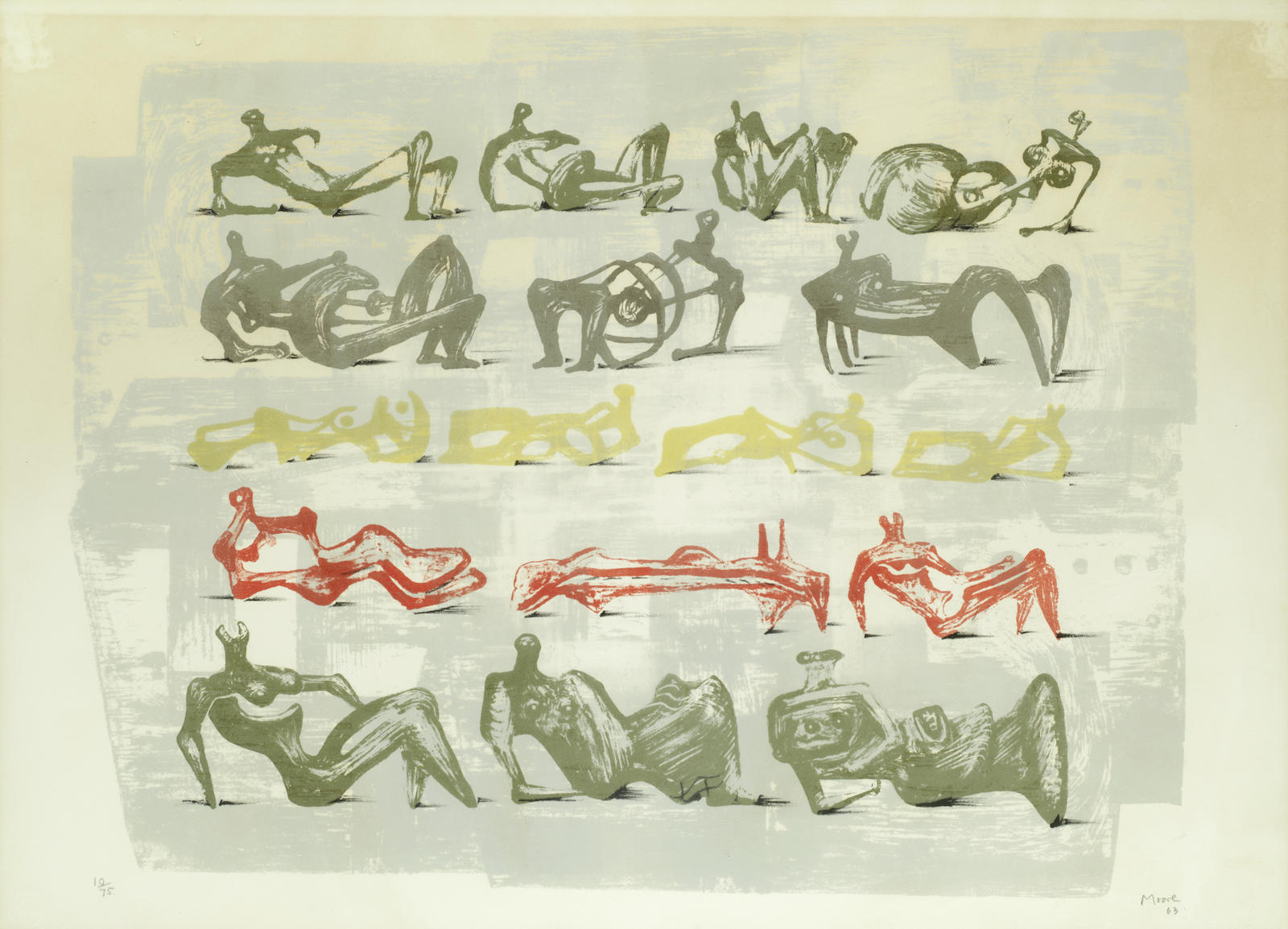 Reclining Figures (Cramer 47)-1963 Reclining Figures (Cramer 47)-1963
