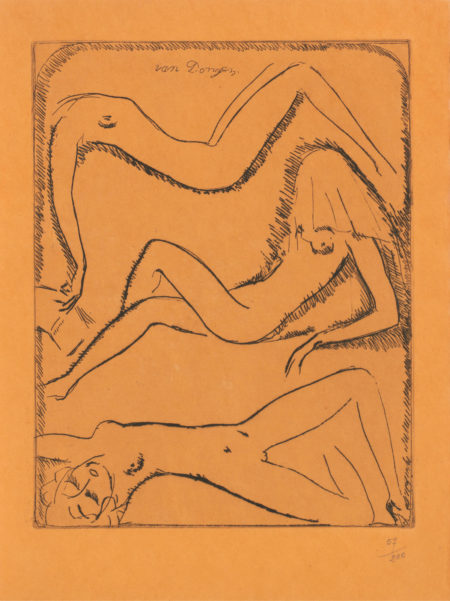 Three Reclining Female Nudes (Jufferman JB5)-1925 Three Reclining Female Nudes (Jufferman JB5)-1925