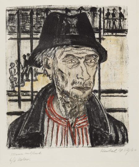 Mann mit Hut (D. 375a)-1952 Mann mit Hut (D. 375a)-1952