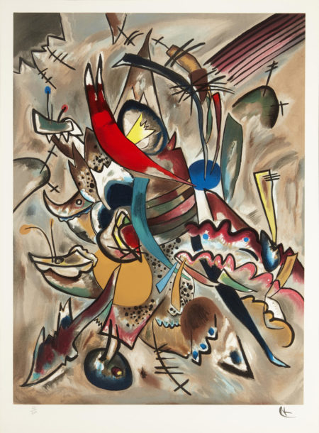 After Wassily Kandinsky - Two Ovals, 1919-1919 After Wassily Kandinsky - Two Ovals, 1919-1919
