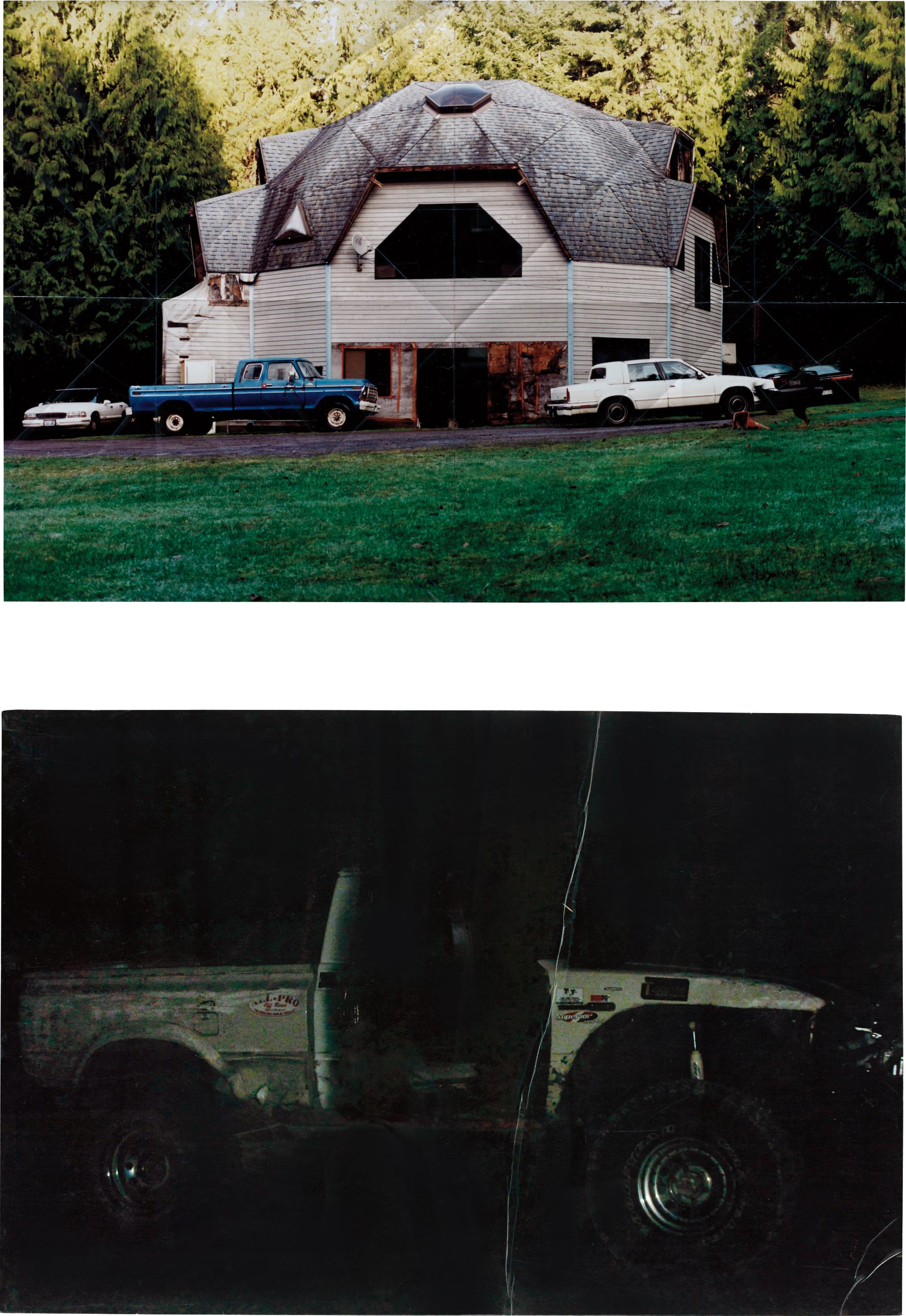 Two works: (i) Geodesic Dome House; (ii) Off Road-2007 Two works: (i) Geodesic Dome House; (ii) Off Road-2007