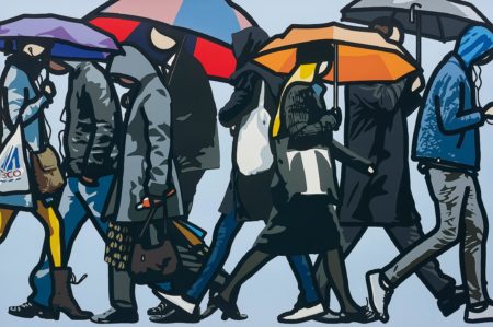 Walking in the Rain, London-2015 Walking in the Rain, London-2015